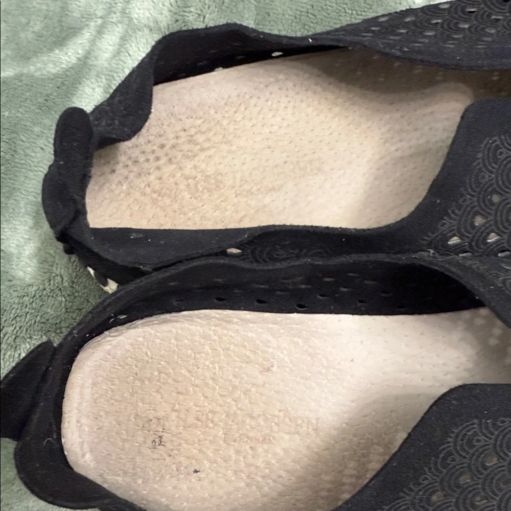 Ilse Jacobsen Black Espadrille Slip-Ons